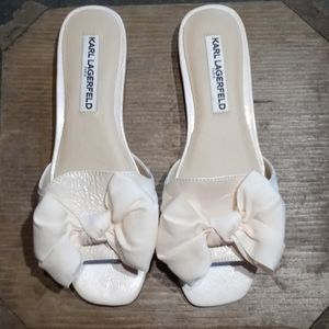 Karl Lagerfeild Paris slip on flats